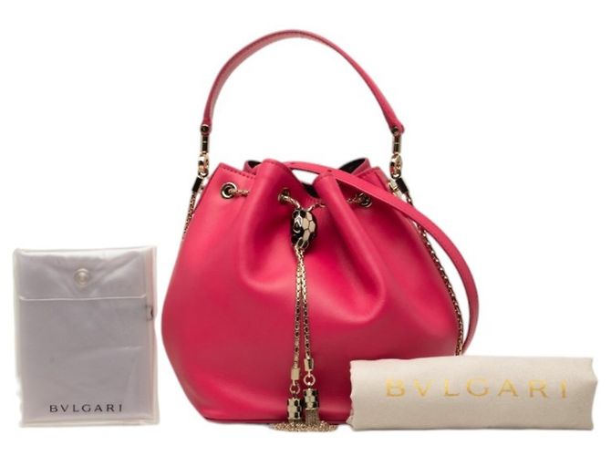 Bulgari Borsa Bvlgari Serpenti Forever Rosa - vista 7