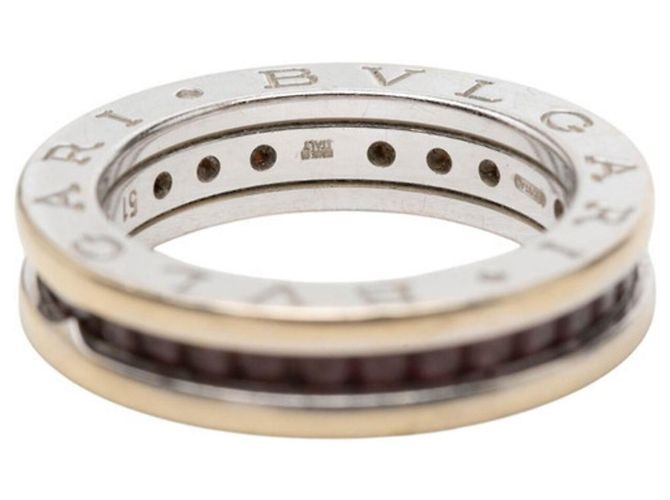 Bulgari Anillo Banda B-Zero1 para Mujer Bvlgari Plata Rosa - vista 4