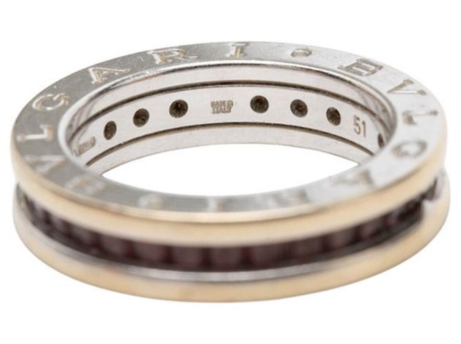 Bulgari Anillo Banda B-Zero1 para Mujer Bvlgari Plata Rosa - vista 6