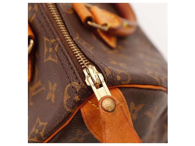 Borsa a mano Louis Vuitton Speedy 30 Monogram Canvas Marrone Monogramma - vista 10