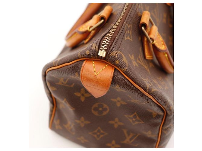 Borsa a mano Louis Vuitton Speedy 30 Monogram Canvas Marrone Monogramma - vista 11