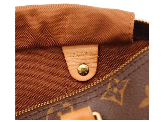 Borsa a mano Louis Vuitton Speedy 30 Monogram Canvas Marrone Monogramma - vista 8