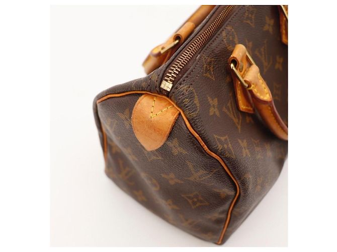 Borsa Louis Vuitton Speedy 30 Monogram Canvas Marrone Monogramma - vista 10