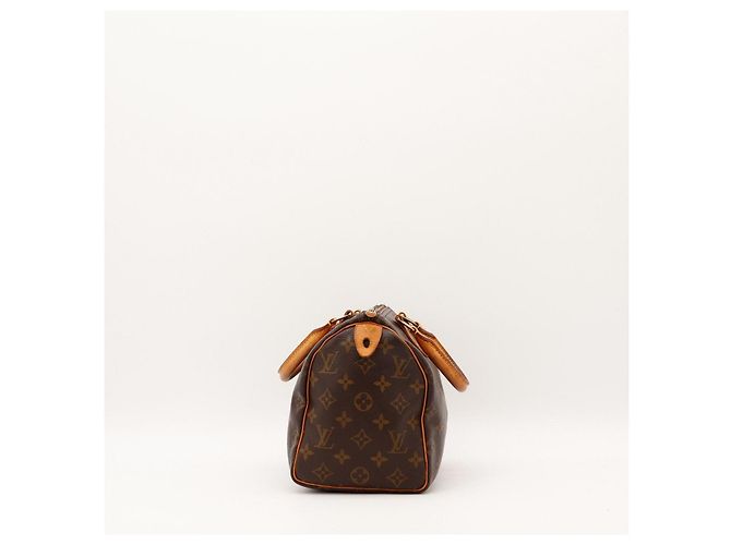 Borsa Louis Vuitton Speedy 30 Monogram Canvas Marrone Monogramma - vista 3