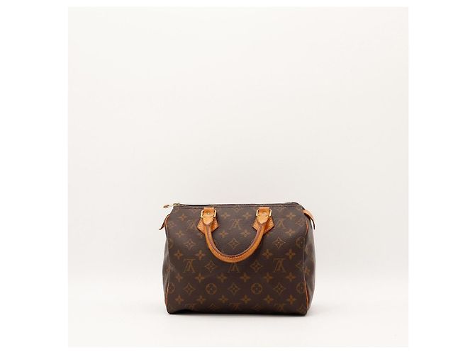 Borsa Louis Vuitton Speedy 30 Monogram Canvas Marrone Monogramma - vista 4