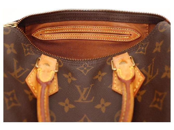 Borsa Louis Vuitton Speedy 30 Monogram Canvas Marrone Monogramma - vista 7