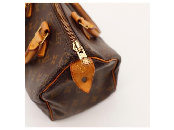 Borsa Louis Vuitton Speedy 30 Monogram Canvas Marrone Monogramma - vista 9