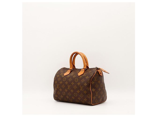 Borsa Louis Vuitton Speedy 30 Monogram Canvas Marrone Monogramma - vista 2