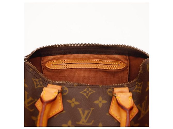 Borsa Louis Vuitton Speedy 30 Monogram Canvas Marrone Monogramma - vista 7