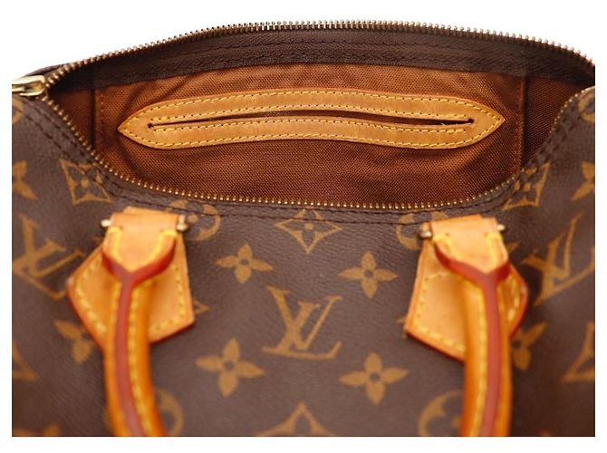 Borsa a mano Louis Vuitton Speedy 30 Monogram Canvas Marrone - vista 7