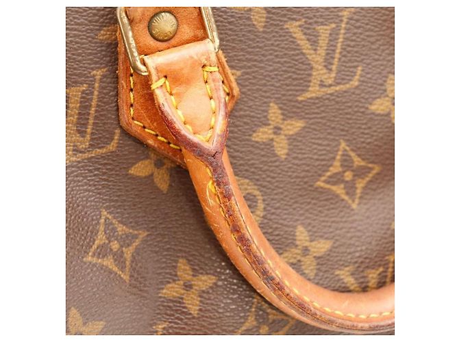 Borsa a mano Louis Vuitton Speedy 30 Monogram Canvas Marrone Monogramma - vista 11