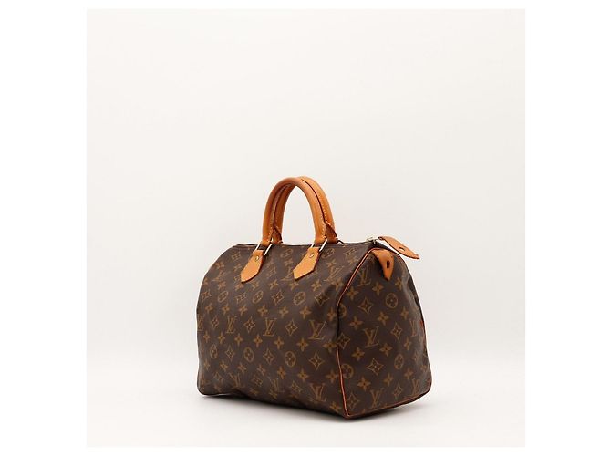 Bolso Louis Vuitton Speedy 30 Monogram Canvas Castaño - vista 2
