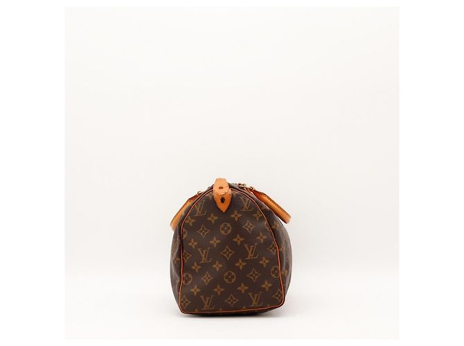 Bolso Louis Vuitton Speedy 30 Monogram Canvas Castaño - vista 3
