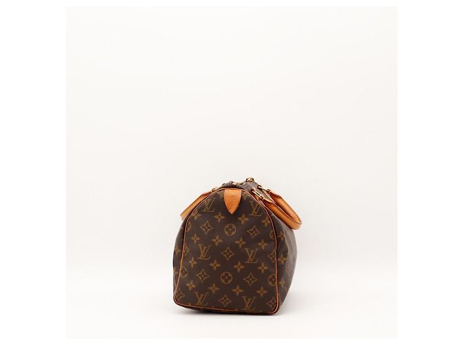 Bolso Louis Vuitton Speedy 30 Monogram Canvas Castaño - vista 5