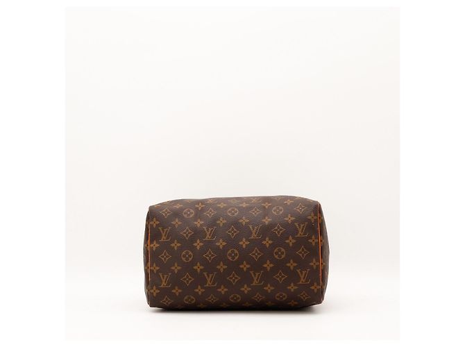 Bolso Louis Vuitton Speedy 30 Monogram Canvas Castaño - vista 6