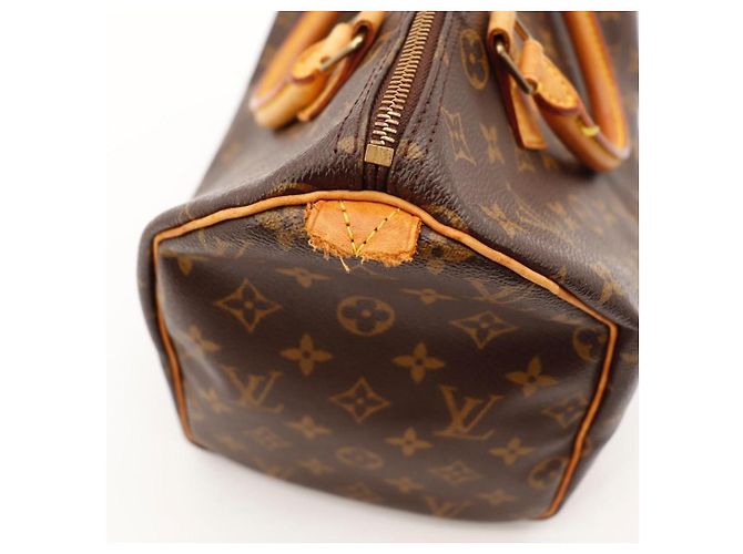 Borsa Louis Vuitton Speedy 30 Monogram Canvas Marrone Monogramma - vista 10