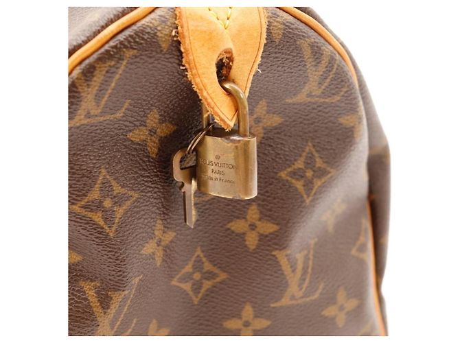 Bolsa Louis Vuitton Speedy 30 Monogram Canvas Marrom Monograma - vista 10