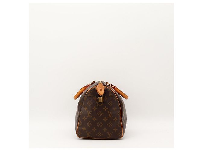 Bolsa Louis Vuitton Speedy 30 Monogram Canvas Marrom Monograma - vista 3