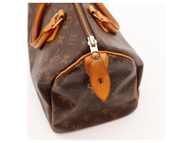 Bolsa Louis Vuitton Speedy 30 Monogram Canvas Marrom Monograma - vista 9
