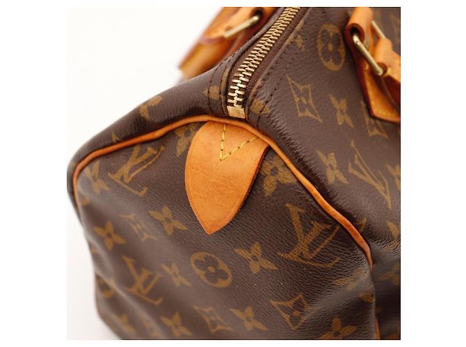 Borsa a mano Louis Vuitton Speedy 30 Monogram Canvas Marrone Monogramma - vista 11