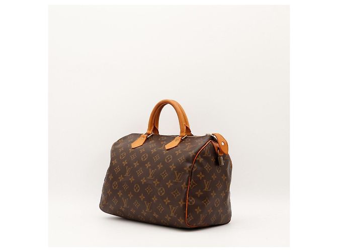 Borsa a mano Louis Vuitton Speedy 30 Monogram Canvas Marrone Monogramma - vista 2