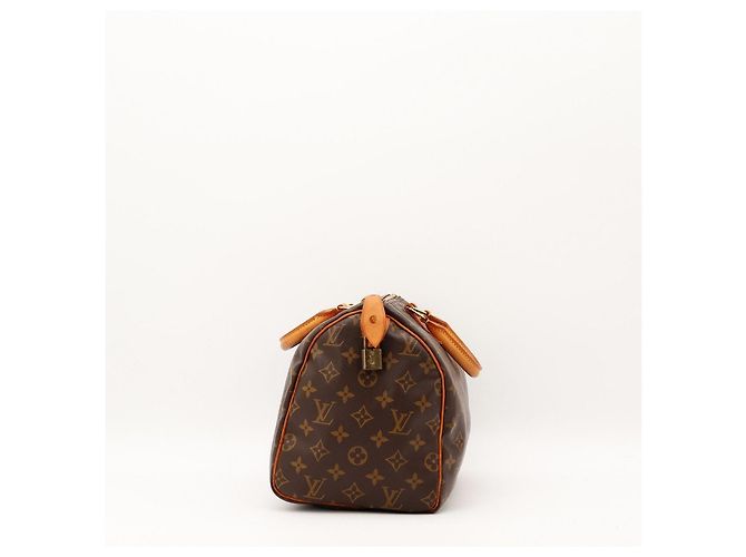 Borsa a mano Louis Vuitton Speedy 30 Monogram Canvas Marrone Monogramma - vista 3