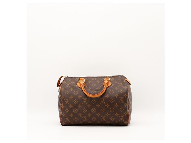 Borsa a mano Louis Vuitton Speedy 30 Monogram Canvas Marrone Monogramma - vista 4