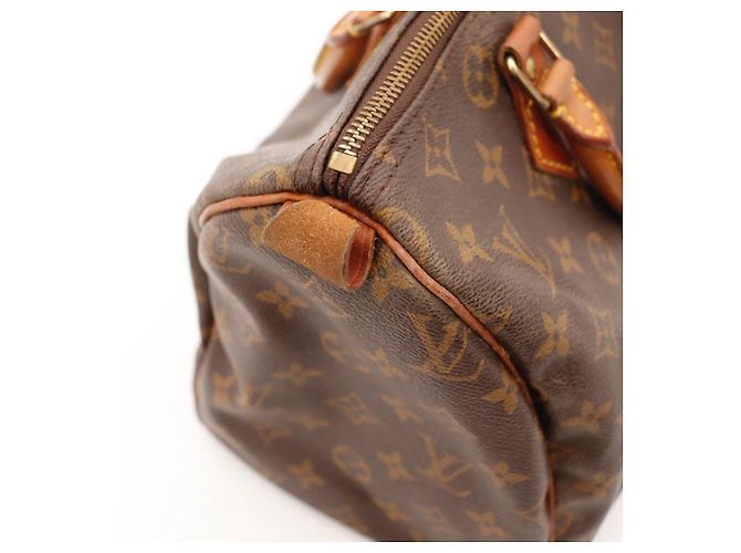 Borsa Louis Vuitton Speedy 30 Monogram Canvas Marrone Monogramma - vista 10