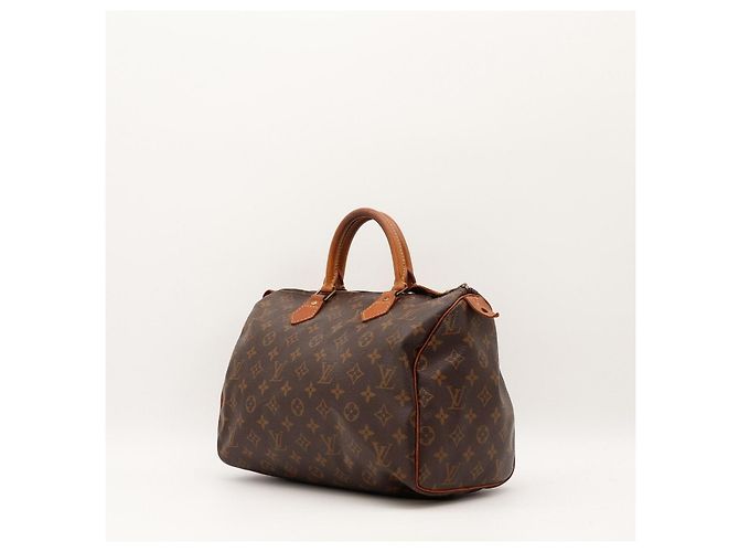Borsa Louis Vuitton Speedy 30 Monogram Canvas Marrone Monogramma - vista 2