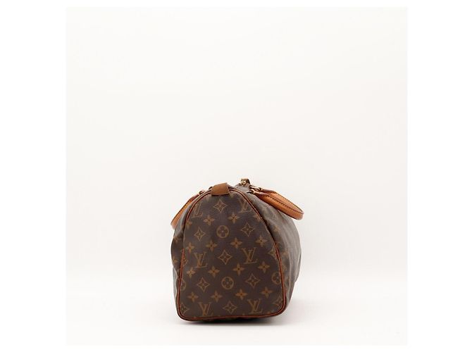 Borsa Louis Vuitton Speedy 30 Monogram Canvas Marrone Monogramma - vista 5