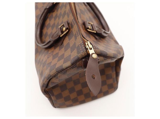 Louis Vuitton Speedy 30 Damier Ebene Canvas Marrone - vista 10