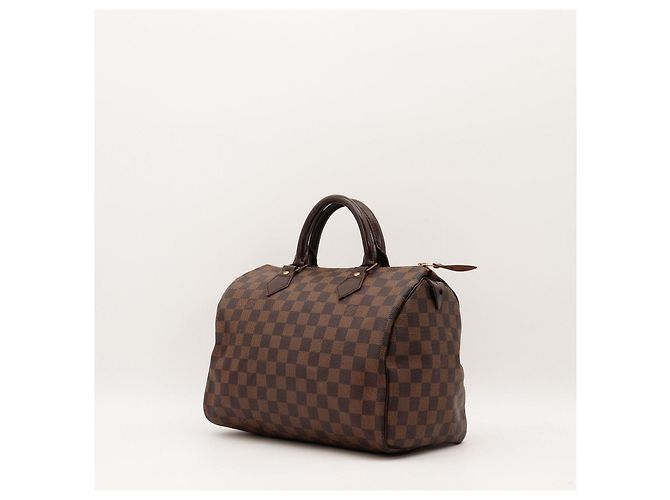Louis Vuitton Speedy 30 Damier Ebene Canvas Marrone - vista 2