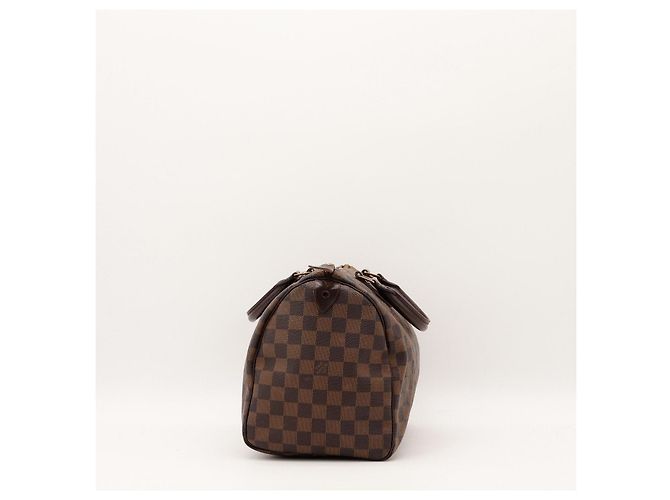Louis Vuitton Speedy 30 Damier Ebene Canvas Marrone - vista 3