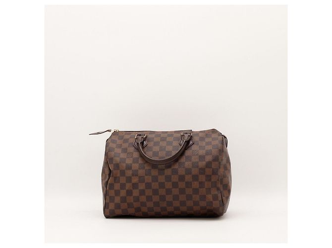 Louis Vuitton Speedy 30 Damier Ebene Canvas Marrone - vista 4