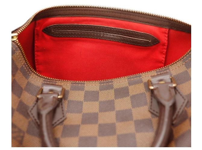 Louis Vuitton Speedy 30 Damier Ebene Canvas Marrone - vista 7