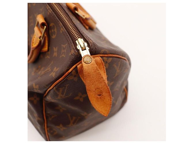 Bolsa Louis Vuitton Speedy 30 Monogram Canvas Marrom Monograma - vista 10