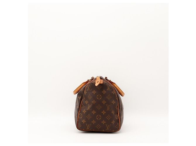 Bolsa Louis Vuitton Speedy 30 Monogram Canvas Marrom Monograma - vista 3