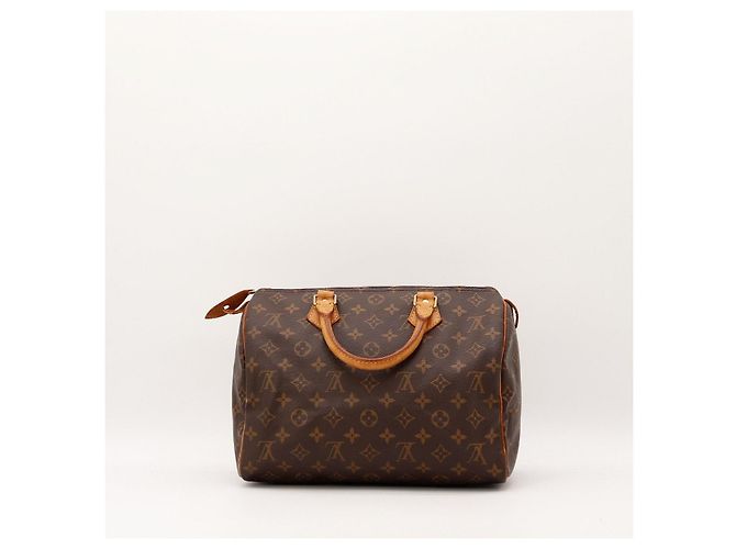 Bolsa Louis Vuitton Speedy 30 Monogram Canvas Marrom Monograma - vista 4
