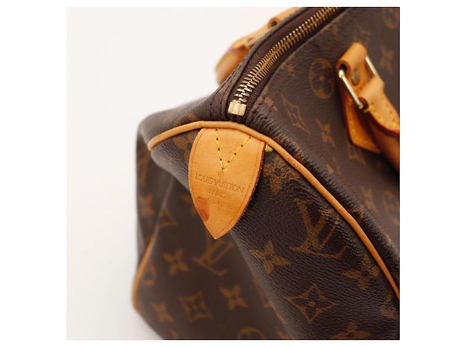 Bolso Louis Vuitton Speedy 30 Monogram Canvas Castaño Monograma - vista 11