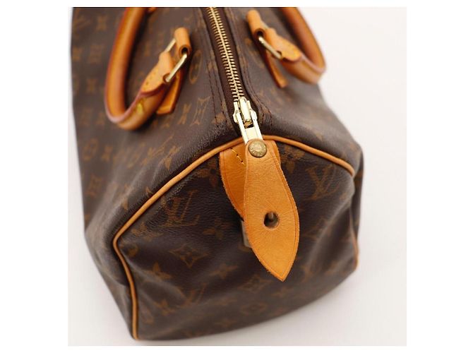 Bolso Louis Vuitton Speedy 30 Monogram Canvas Castaño Monograma - vista 9