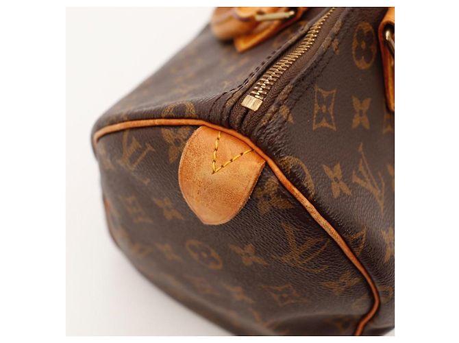 Borsa Louis Vuitton Speedy 30 Monogram Canvas Marrone Monogramma - vista 10