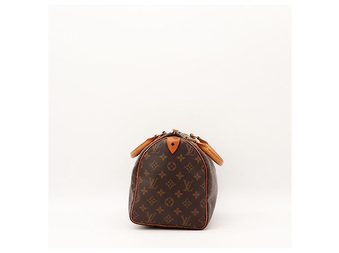 Borsa Louis Vuitton Speedy 30 Monogram Canvas Marrone Monogramma - vista 3