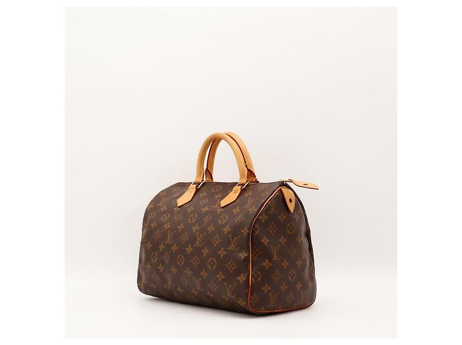 Borsa Louis Vuitton Speedy 30 Monogram Canvas Marrone Monogramma - vista 2