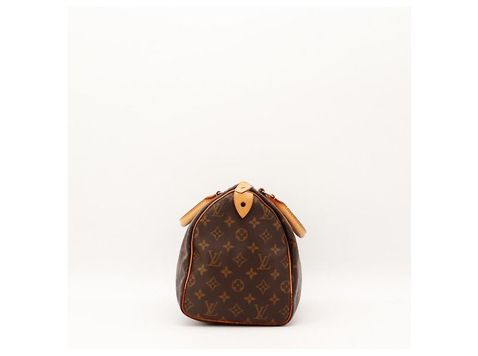 Borsa Louis Vuitton Speedy 30 Monogram Canvas Marrone Monogramma - vista 3