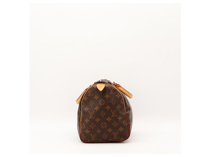 Borsa Louis Vuitton Speedy 30 Monogram Canvas Marrone Monogramma - vista 5