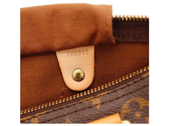Borsa Louis Vuitton Speedy 30 Monogram Canvas Marrone Monogramma - vista 8