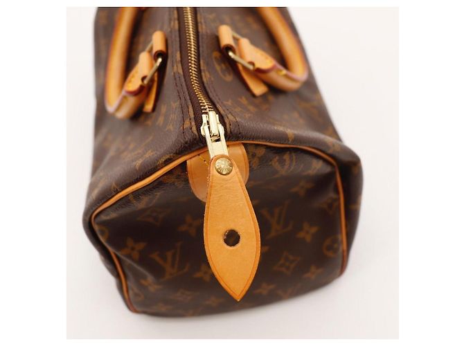 Borsa Louis Vuitton Speedy 30 Monogram Canvas Marrone Monogramma - vista 9