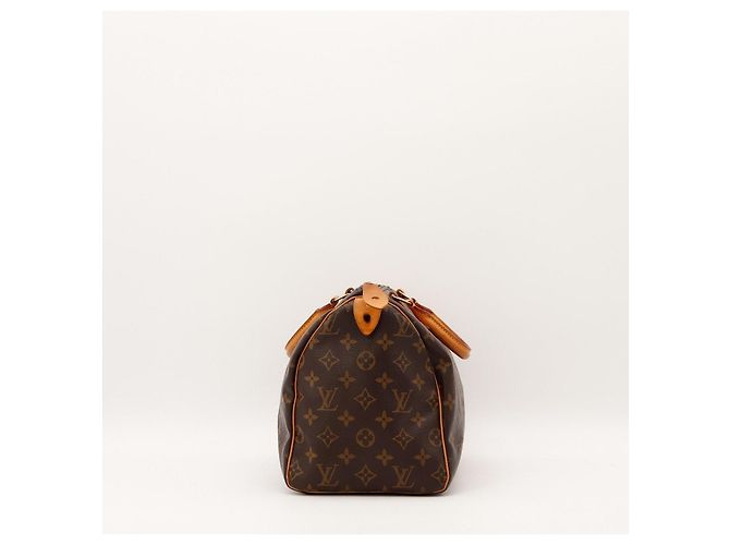 Bolsa Louis Vuitton Speedy 30 Monogram Canvas Marrom Monograma - vista 3