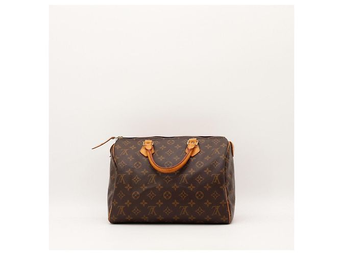 Bolsa Louis Vuitton Speedy 30 Monogram Canvas Marrom Monograma - vista 4