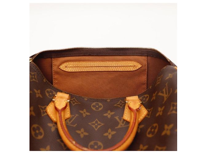 Bolsa Louis Vuitton Speedy 30 Monogram Canvas Marrom Monograma - vista 7